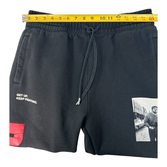 Rocky X ShoePalace Iconic "Get Up. Keep Fighting." Men's Black Sweatpants Size L - Picture 10 of 14